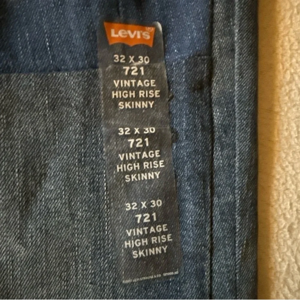 Levi's vintage high rise skinny NWT - Picture 7 of 9